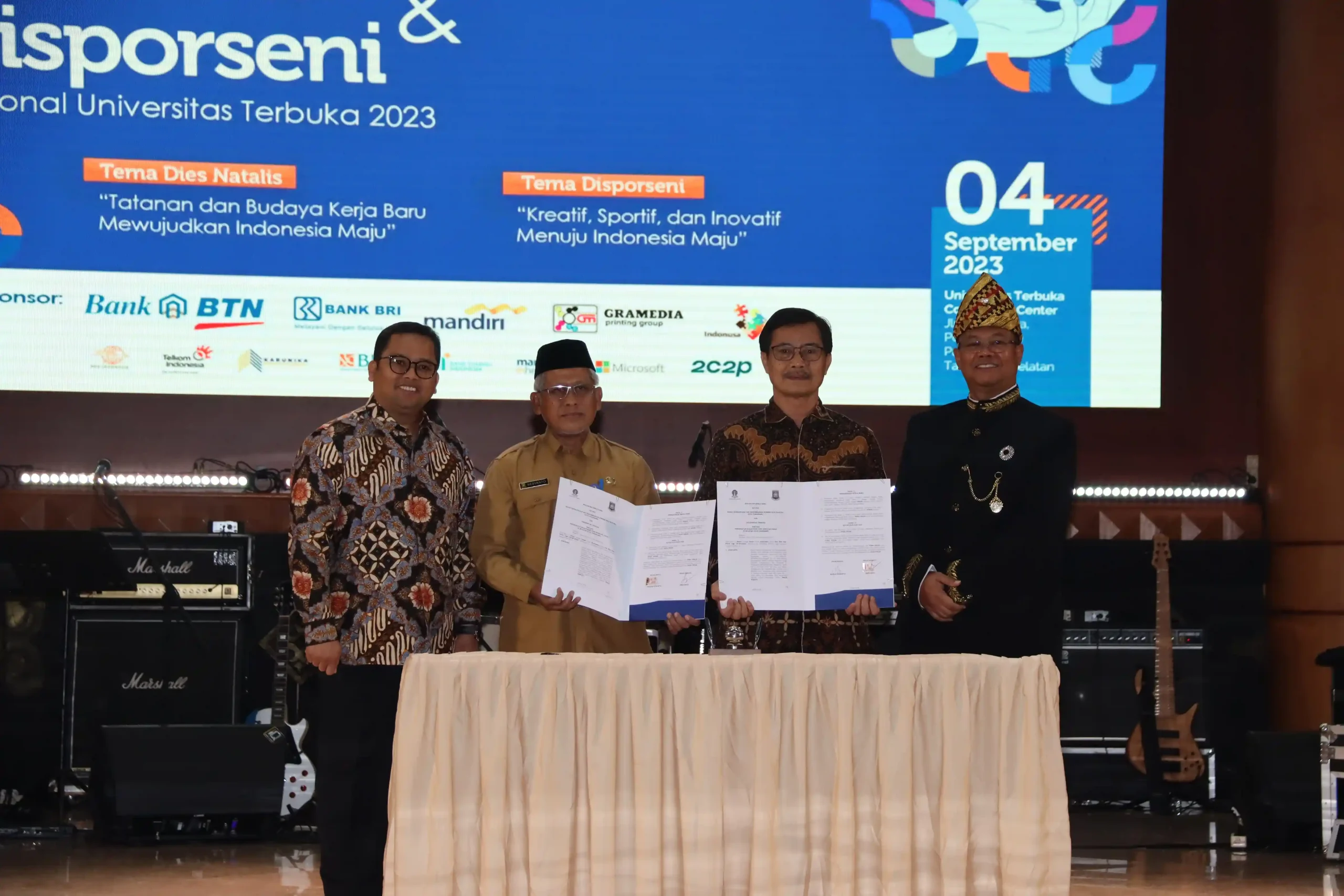 MoU Rektor UT Dan Walikota Tangerang: Sinergi Untuk Songsong SDM Unggul ...